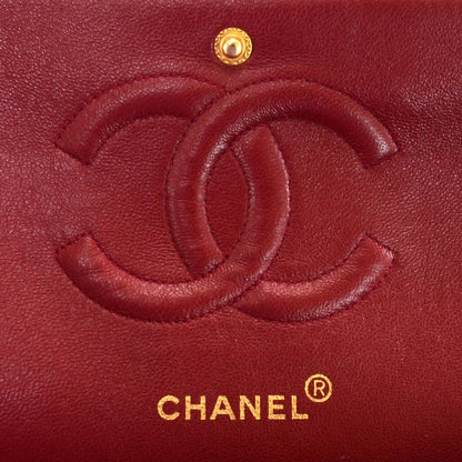 Chanel Lambskin Quilted Medium Double Flap Red 7 of 10