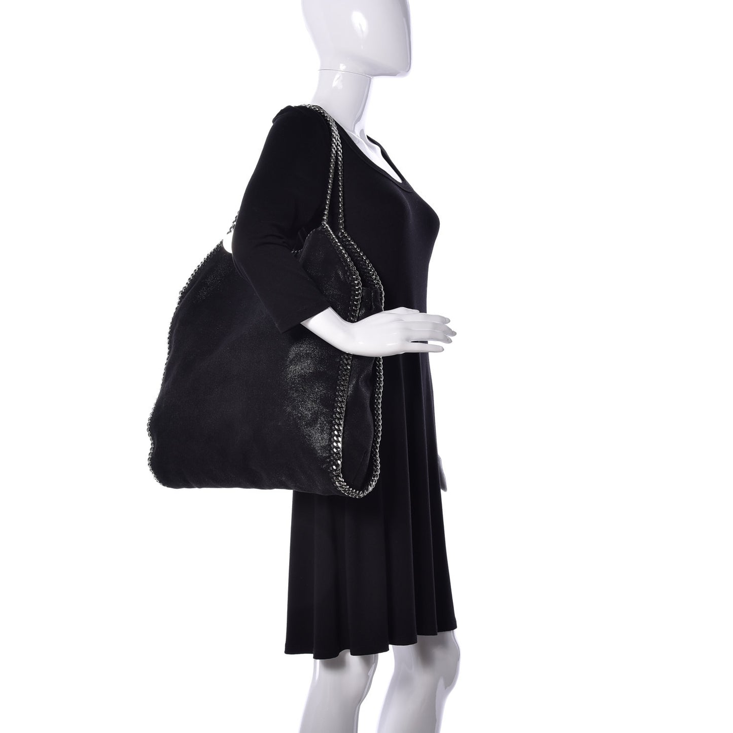 Shaggy Deer Big Falabella Tote Black