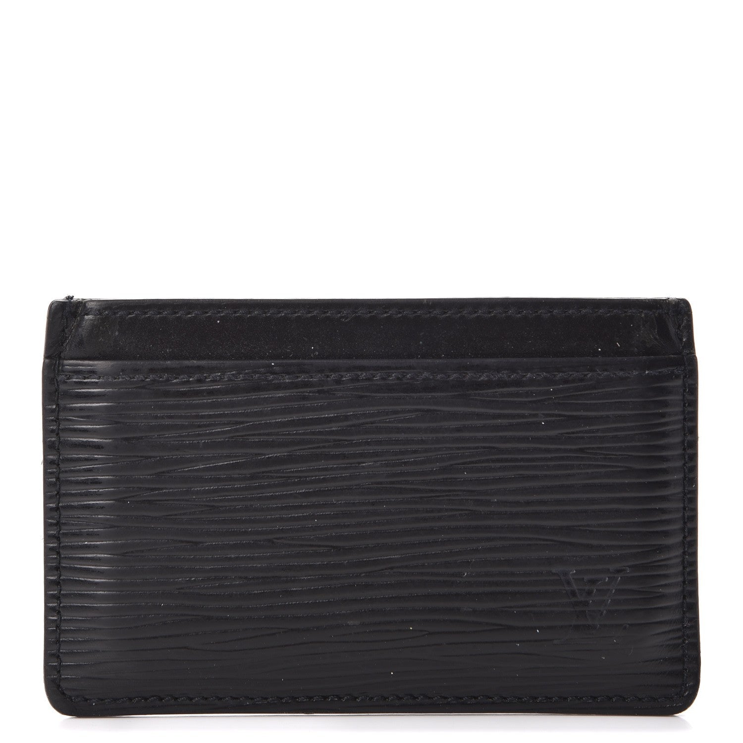 Louis Vuitton Epi Card Holder Black 1 of 10