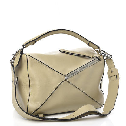 Loewe Calfskin Medium Puzzle Bag Beige 4 of 11