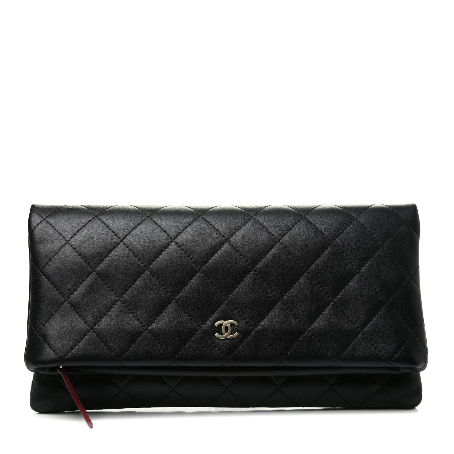 Chanel Lambskin Quilted CC Beauty Clutch Black 1 of 7
