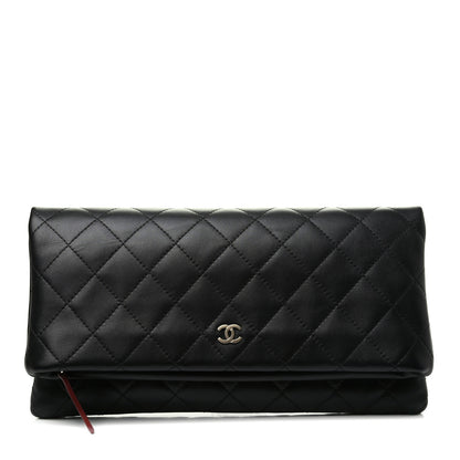 Chanel Lambskin Quilted CC Beauty Clutch Black 1 of 7