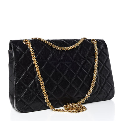 Chanel Aged Calfskin Quilted 2.55 Reissue 227 Flap Black 3 of 9