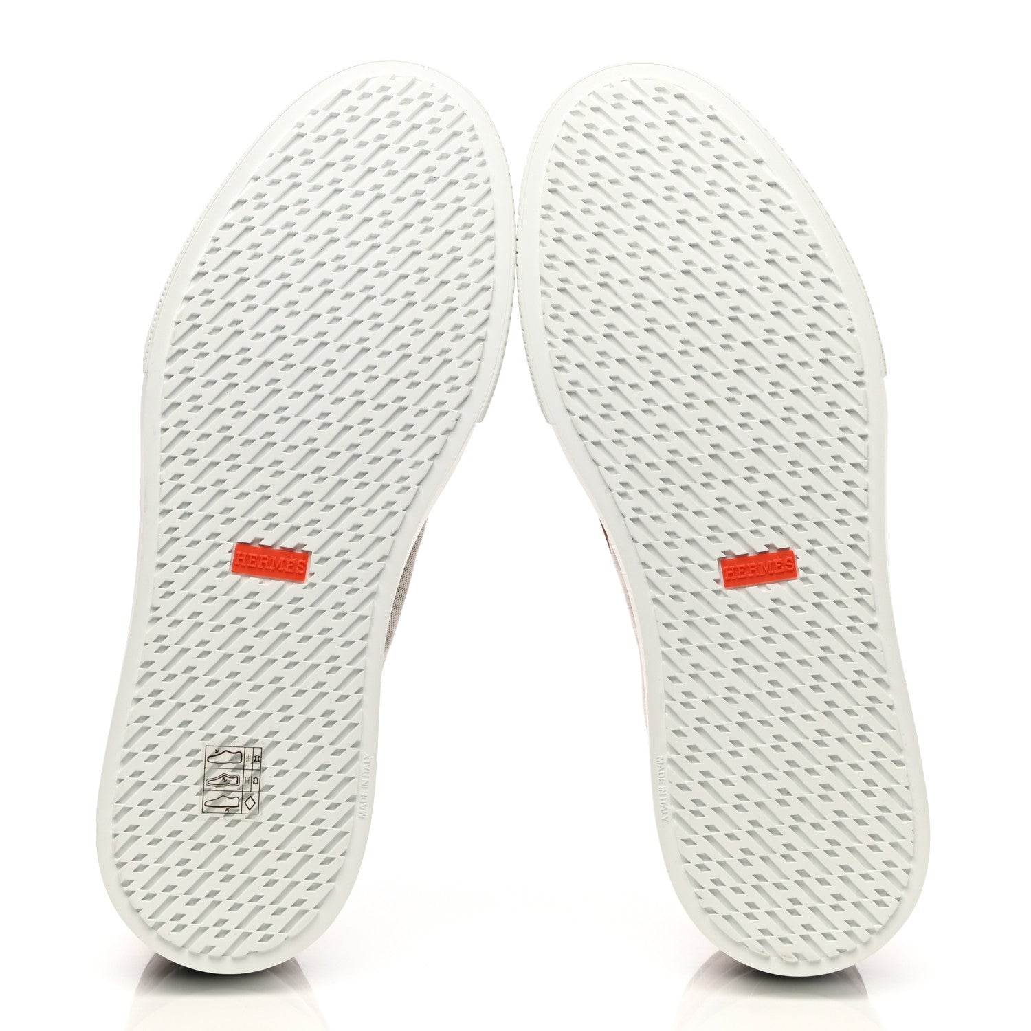 Hermes H Canvas Calfskin Mens Enjoy High Top Sneakers 43 Prunoir Naturel 5 of 9