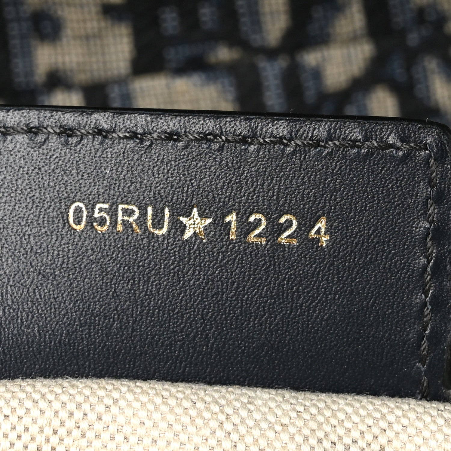 Christian Dior Oblique Saddle Bag With Strap Blue 7 of 12