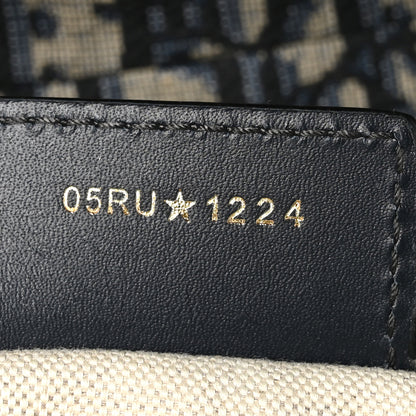 Christian Dior Oblique Saddle Bag With Strap Blue 7 of 12