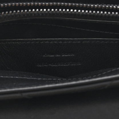 Saint Laurent Calfskin Y Quilted Monogram Monochrome Small Loulou Chain Satchel Black 6 of 10