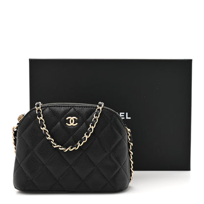 Chanel Caviar Quilted Classic Clutch with Chain Black 11 of 11