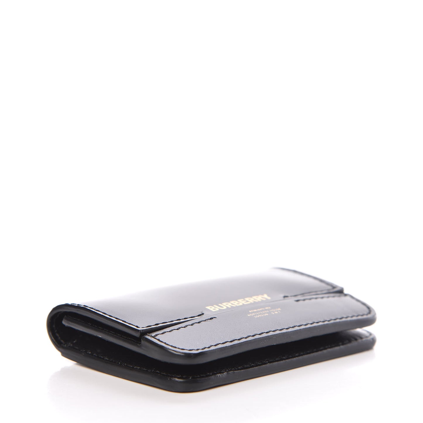 Calfskin Mini Jody Chain Card Case Black