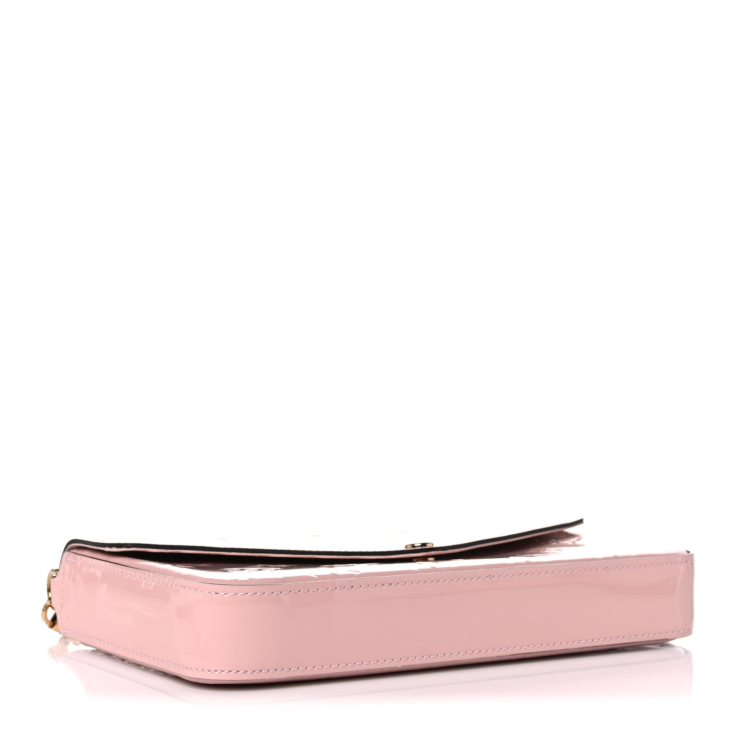 Louis Vuitton Vernis Felicie Chain Wallet Rose Ballerine 5 of 11