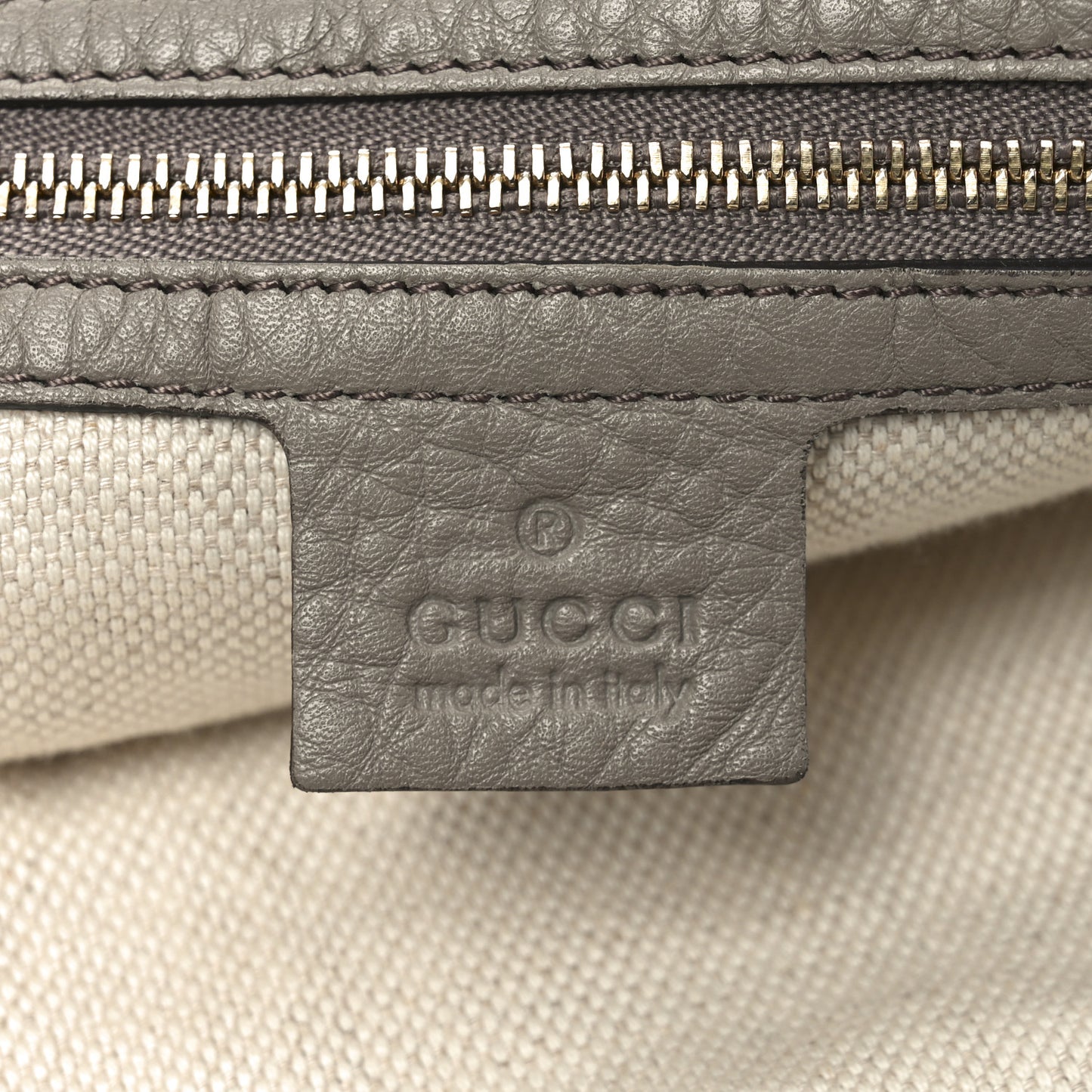 Pebbled Calfskin Medium Soho Shoulder Bag New Fango