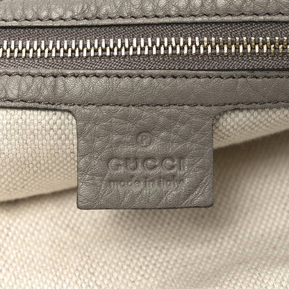 Gucci Pebbled Calfskin Medium Soho Shoulder Bag New Fango 5 of 9