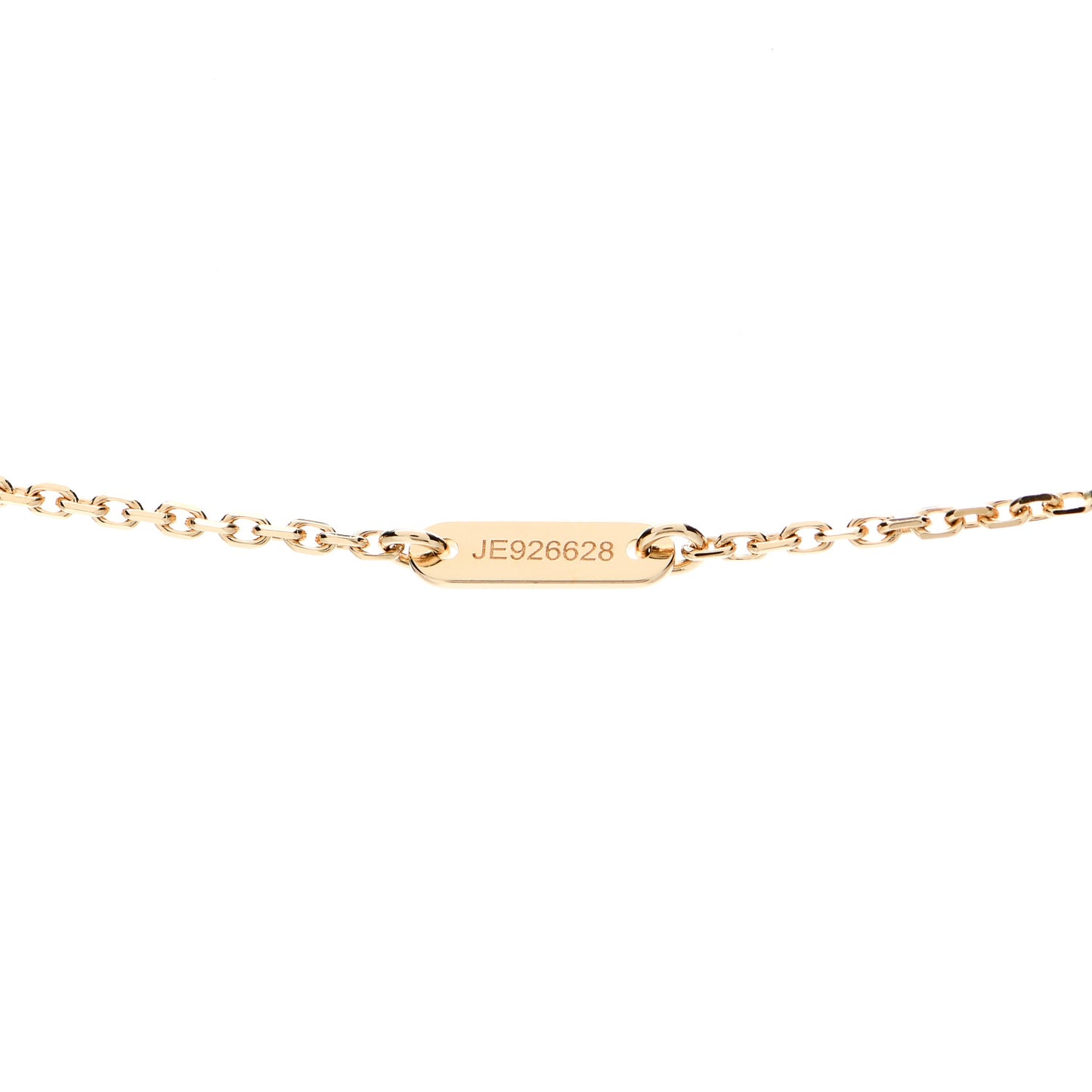 18K Yellow Gold Mother of Pearl Sweet Alhambra Pendant Necklace