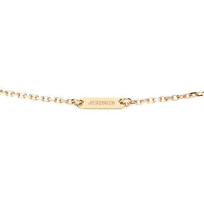 Van Cleef & Arpels 18K Yellow Gold Mother of Pearl Sweet Alhambra Pendant Necklace 4 of 5