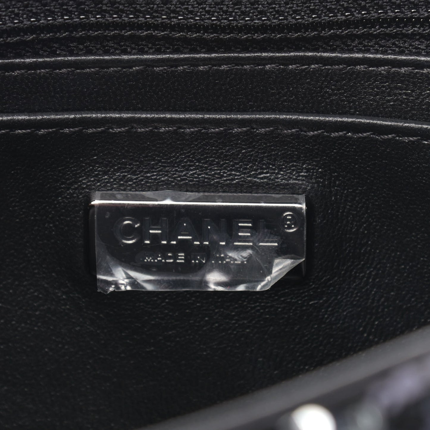 Sequin Logo Single Flap Green Silver Black