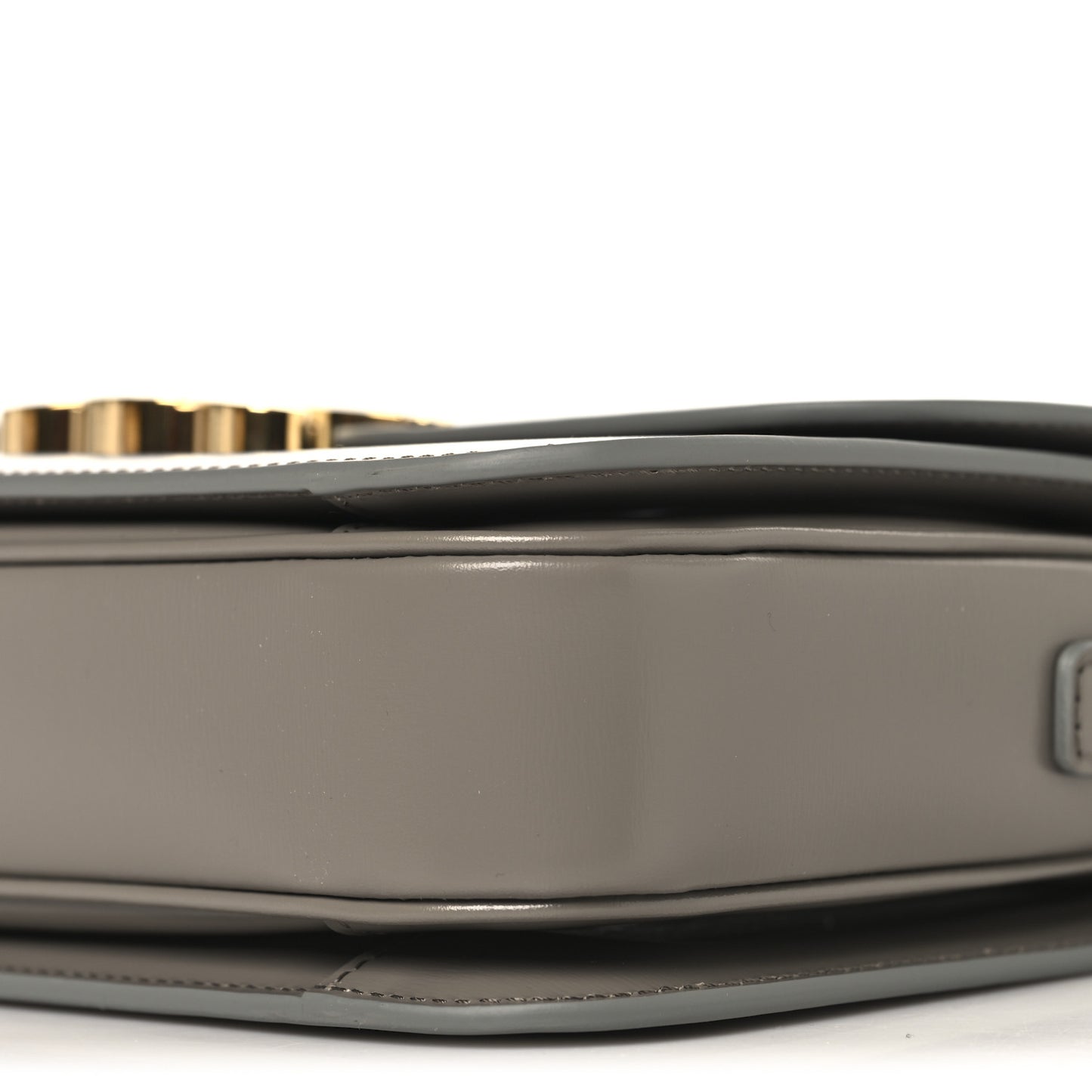 Shiny Calfskin Medium Triomphe Pebble