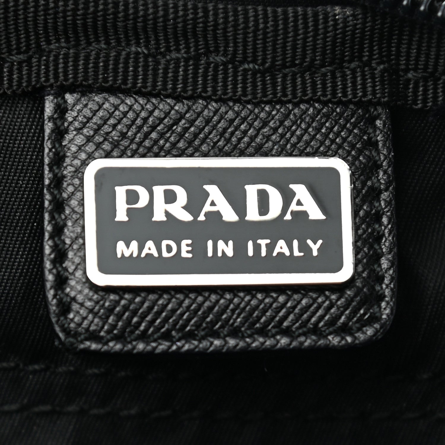 Prada Re-Nylon Saffiano Travel Pouch Black 5 of 6