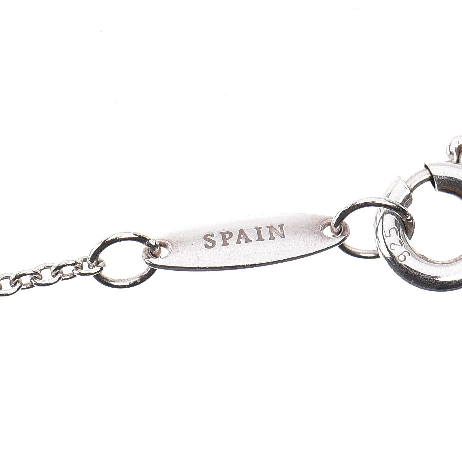 Tiffany Sterling Silver Diamond .10ct Elsa Peretti Diamonds by the Yard Pendant Necklace 8 of 9