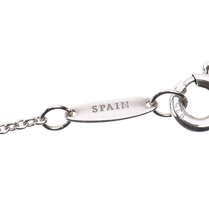 Tiffany Sterling Silver Diamond .10ct Elsa Peretti Diamonds by the Yard Pendant Necklace 8 of 9