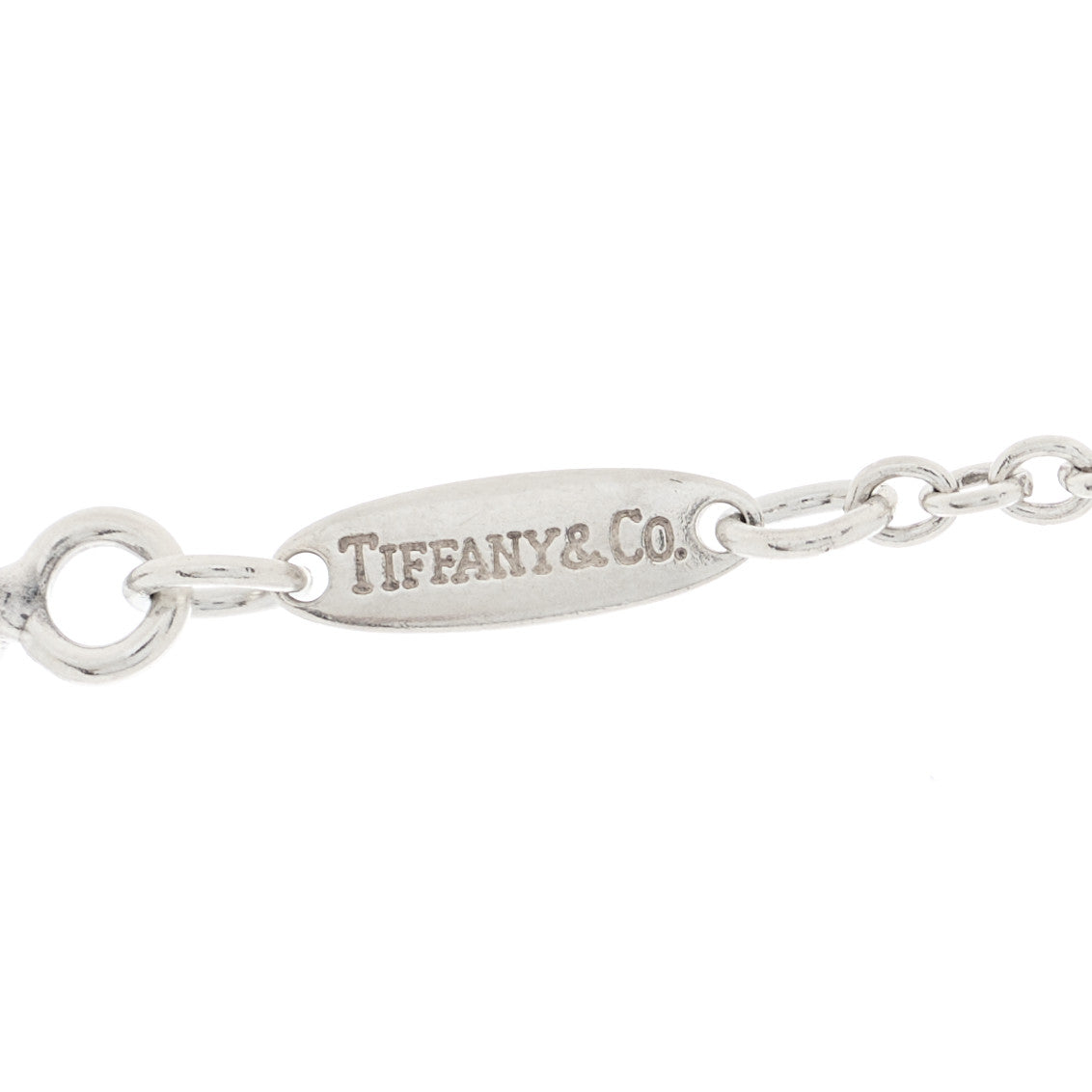Tiffany Sterling Silver 22mm Elsa Peretti Open Heart Pendant Necklace 5 of 6