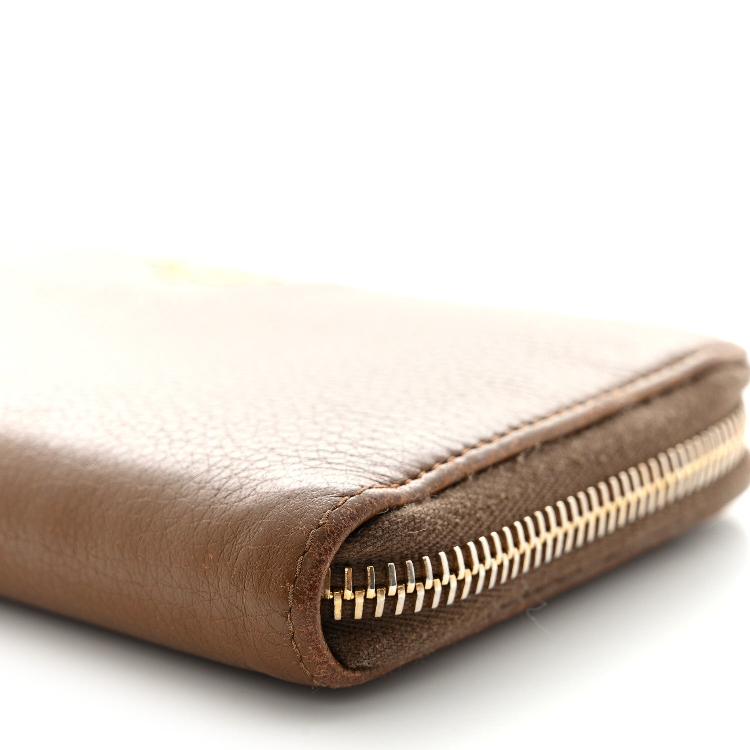 Prada Vitello Daino Zip Around Wallet Palissandro 12 of 17