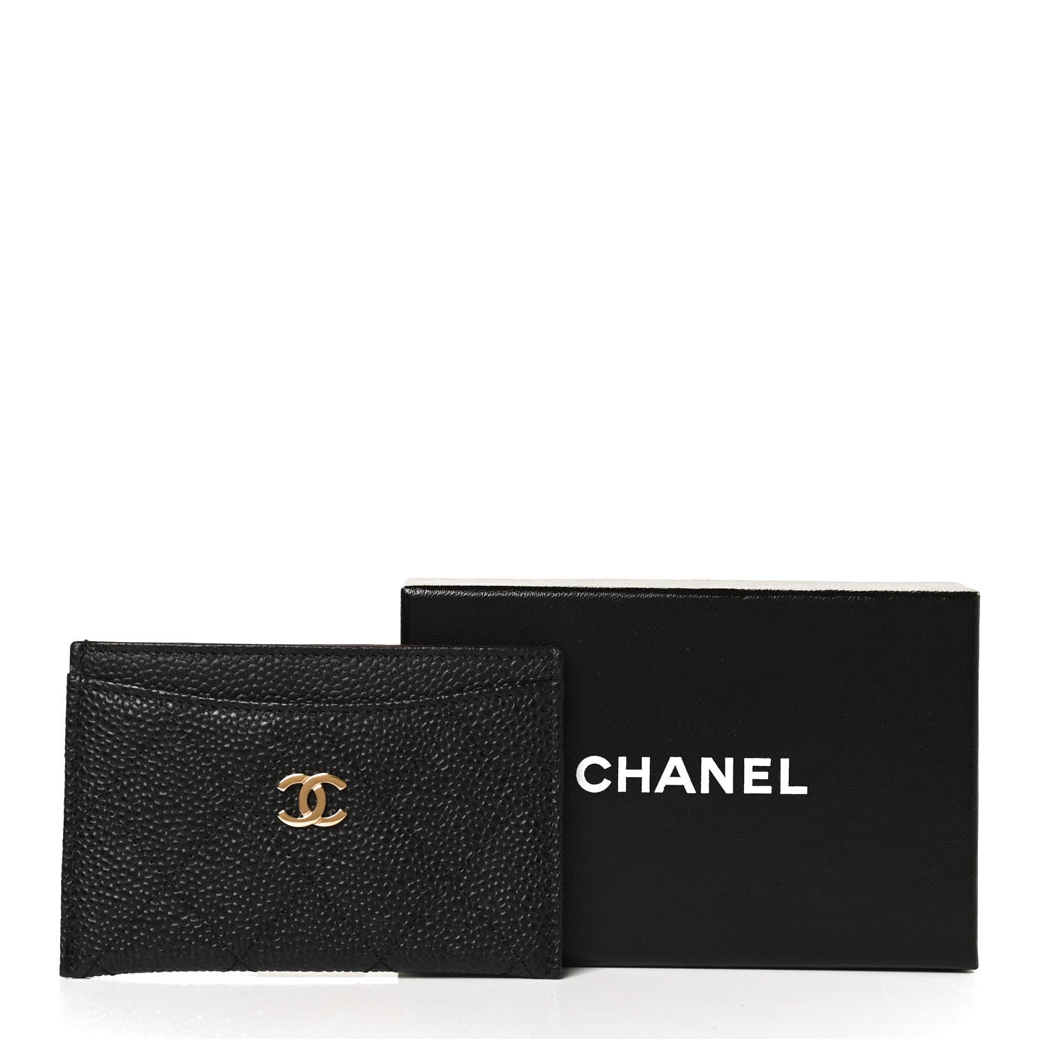 Chanel Caviar Quilted Card Holder Black 9 of 9