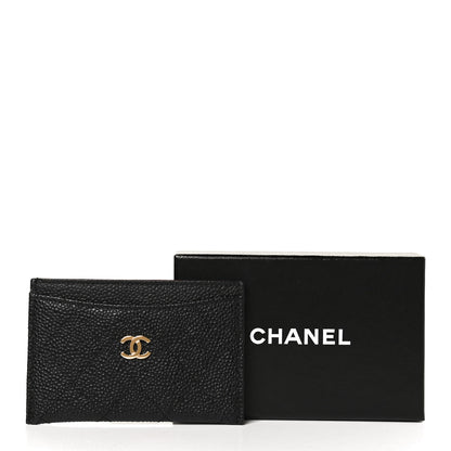 Chanel Caviar Quilted Card Holder Black 9 of 9