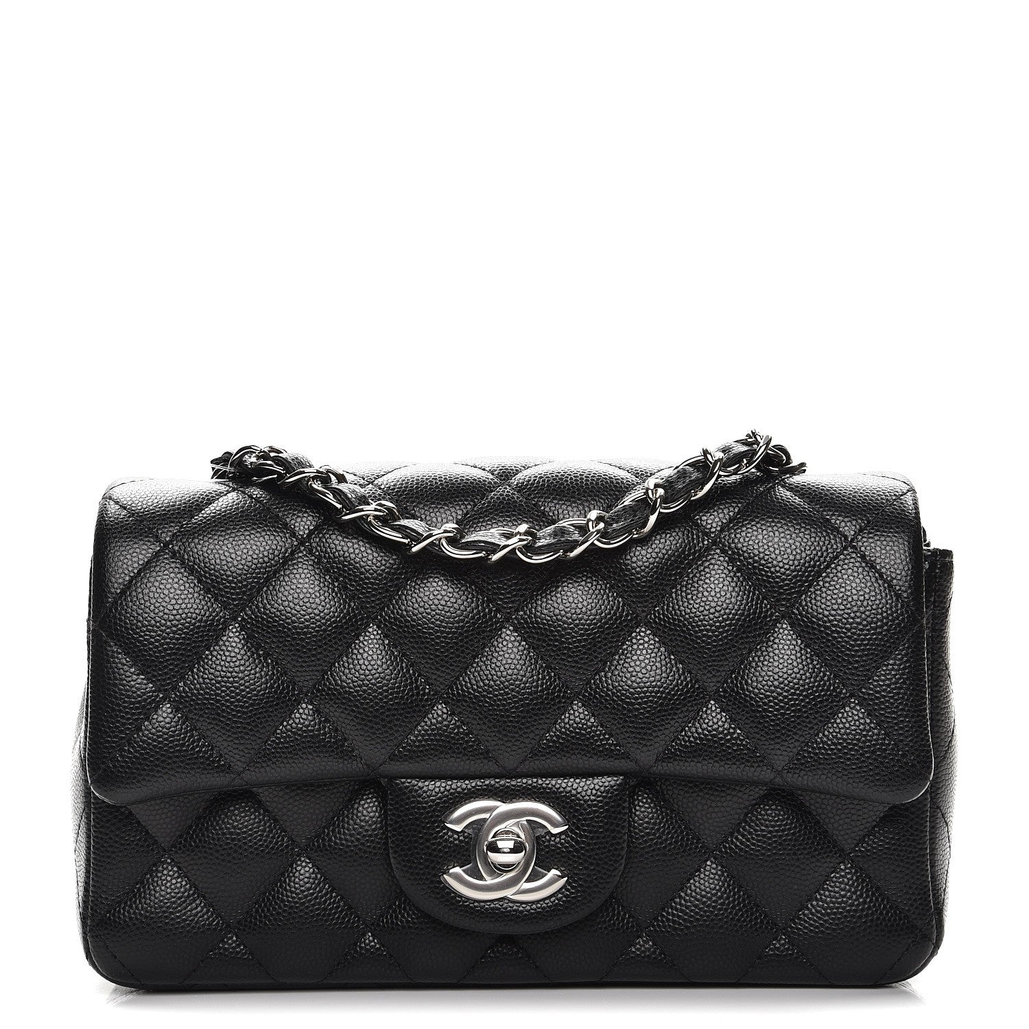 Chanel Caviar Quilted Mini Rectangular Flap Black 1 of 8