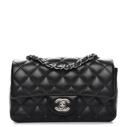 Chanel Caviar Quilted Mini Rectangular Flap Black 1 of 8