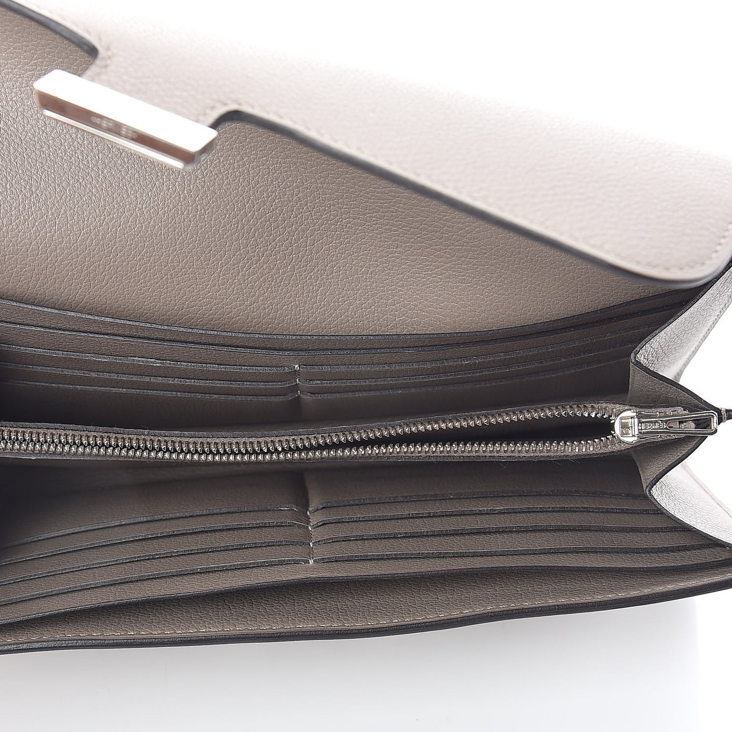 Evercolor Constance Long Wallet Gris Asphalte