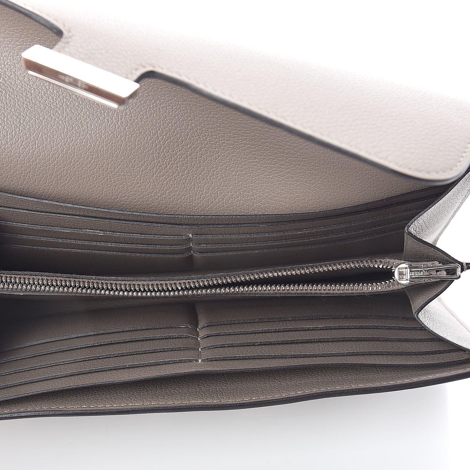 Hermes Evercolor Constance Long Wallet Gris Asphalte 5 of 7