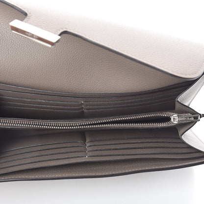 Hermes Evercolor Constance Long Wallet Gris Asphalte 5 of 7