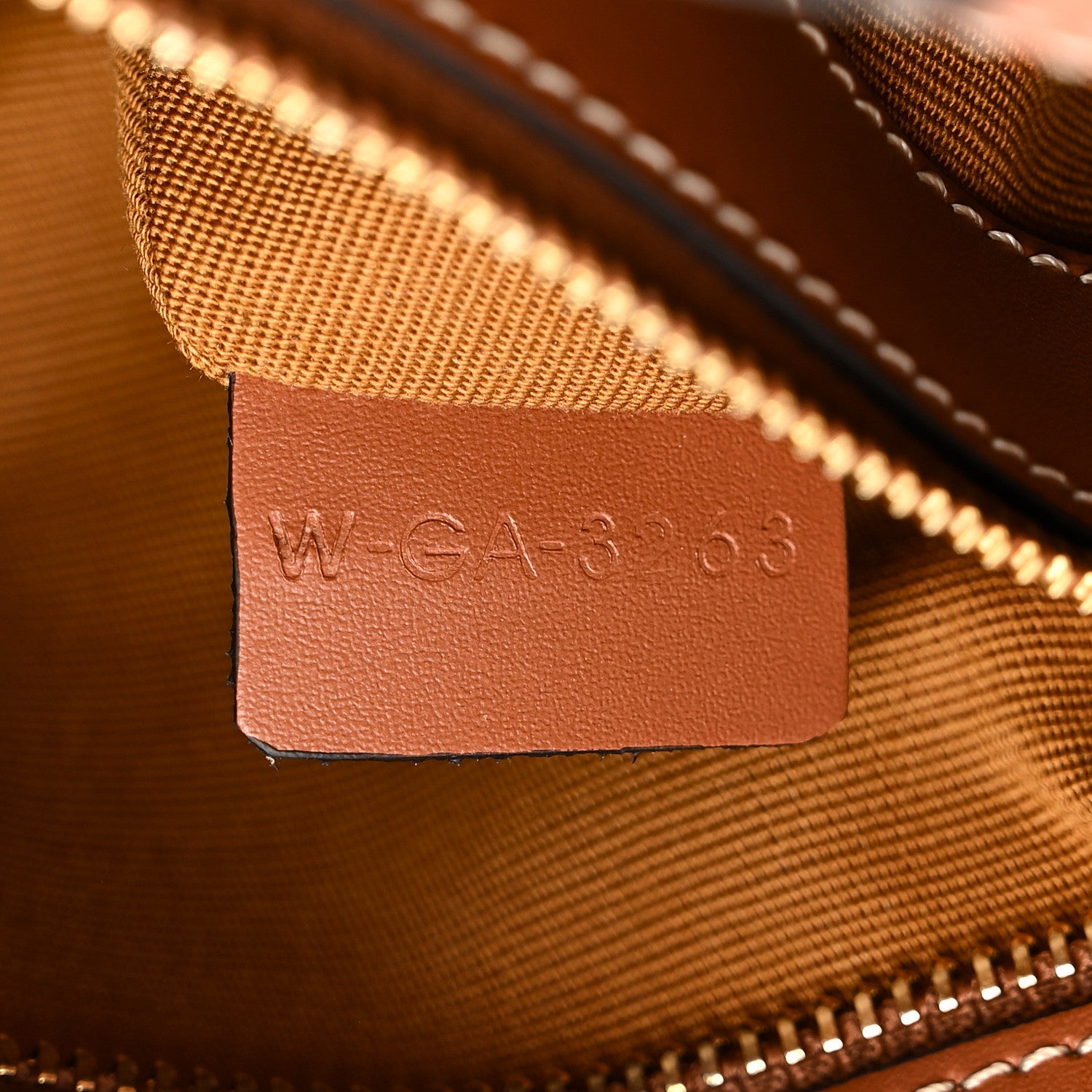 Celine Triomphe Canvas Calfskin Large Boston Bag Tan 7 of 10