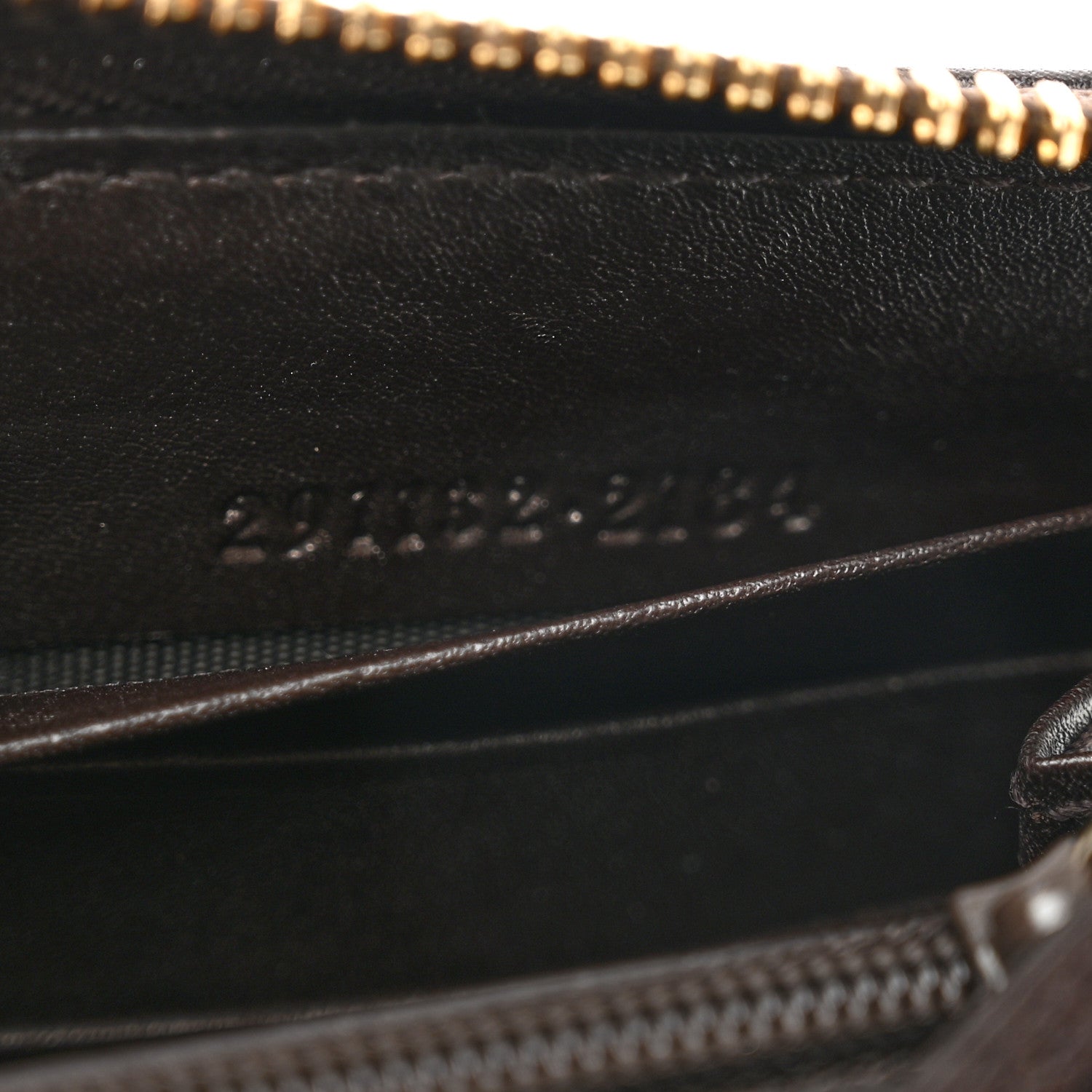 Gucci Monogram Margaux Calfskin Sukey Zip Around Wallet Beige Ebony Cocoa 6 of 8