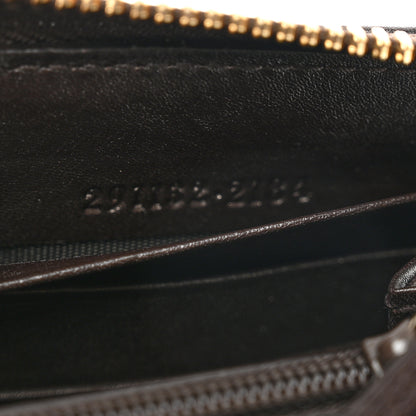 Gucci Monogram Margaux Calfskin Sukey Zip Around Wallet Beige Ebony Cocoa 6 of 8