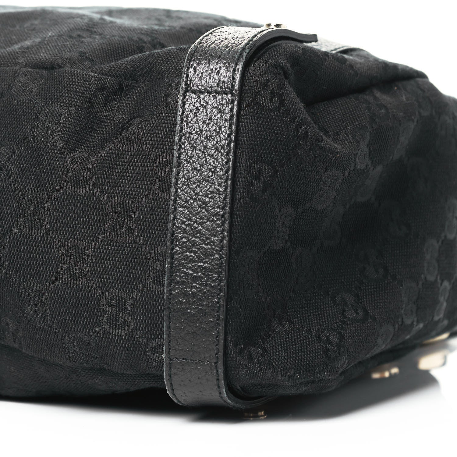 Gucci Monogram Medium Abbey Shoulder Bag Black 9 of 10