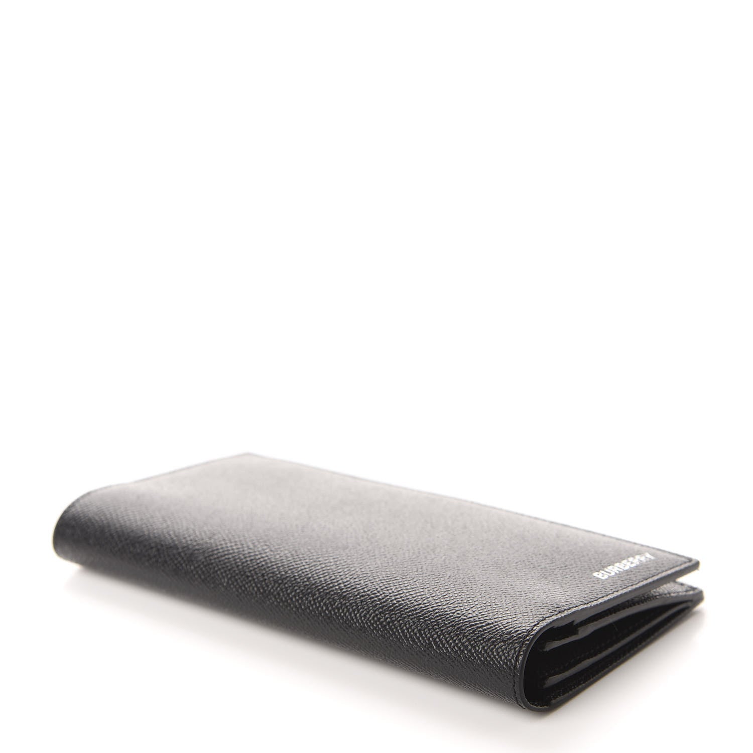 Burberry Grainy Calfskin Continental Flap Wallet Black 4 of 7