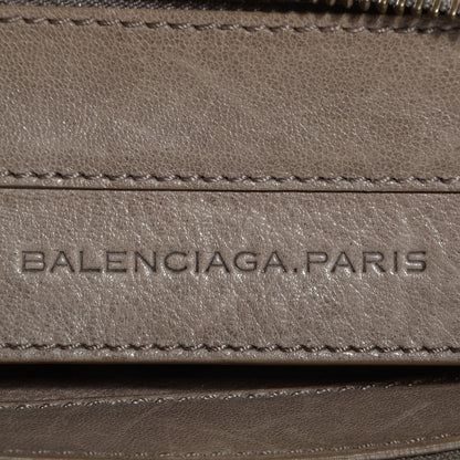 Balenciaga Natte Papier Clutch Greige 6 of 9