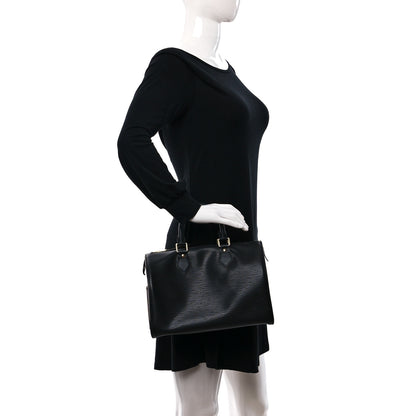 Louis Vuitton Epi Speedy 25 Black 2 of 8