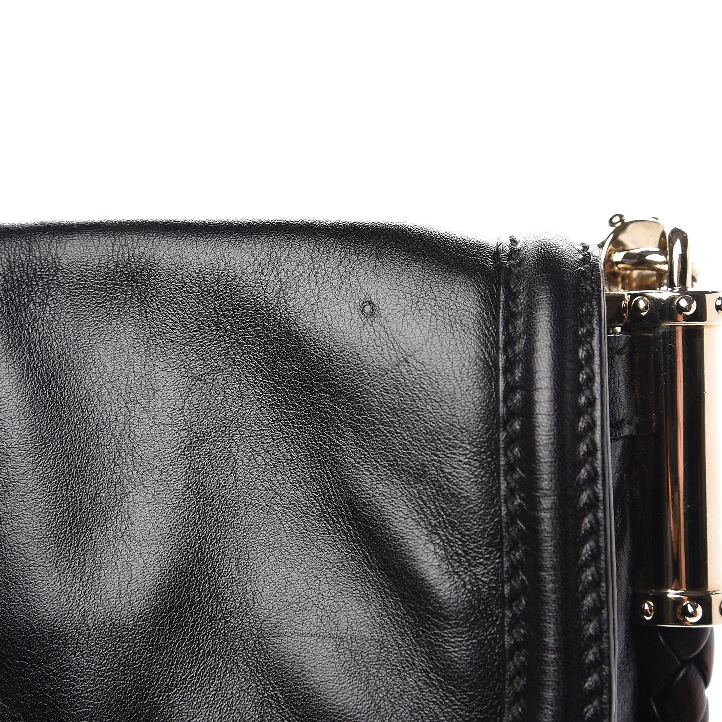 Calfskin Medium Britt Tassel Shoulder Bag Black