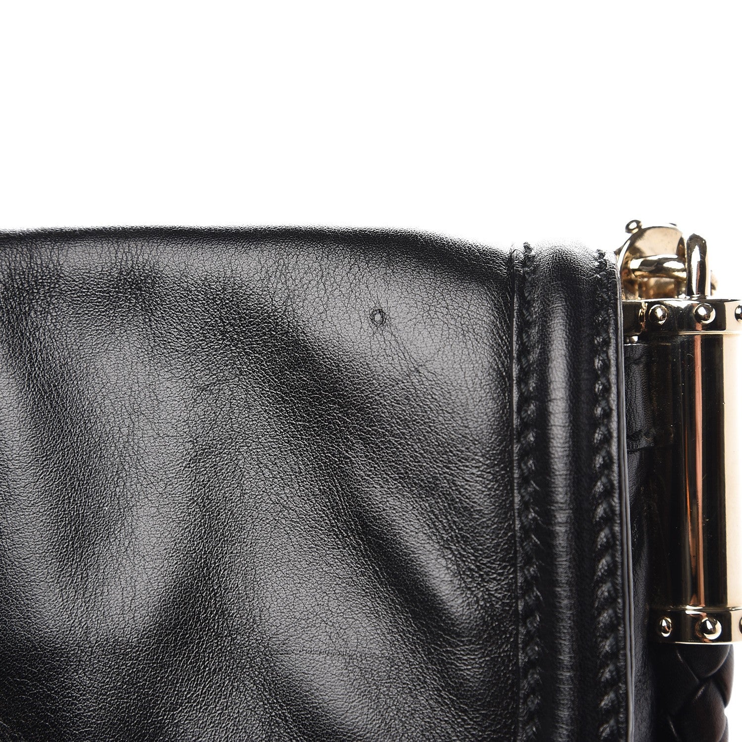 Gucci Calfskin Medium Britt Tassel Shoulder Bag Black 9 of 9