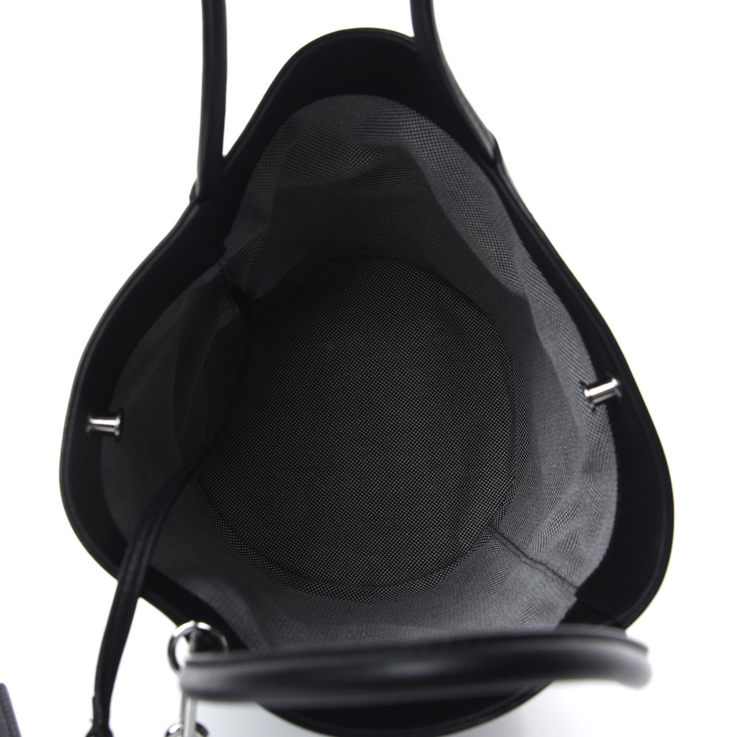Alexander Wang Calfskin Roxy Large Chain Bucket Black Silver Hardware 5 of 10