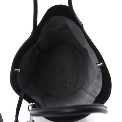 Alexander Wang Calfskin Roxy Large Chain Bucket Black Silver Hardware 5 of 10