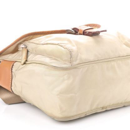 Prada Nylon Vela Flap Messenger Sabbia 7 of 8