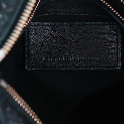 Alexander Wang Pebbled Lambskin Rocco Black Rose Gold Hardware 6 of 7