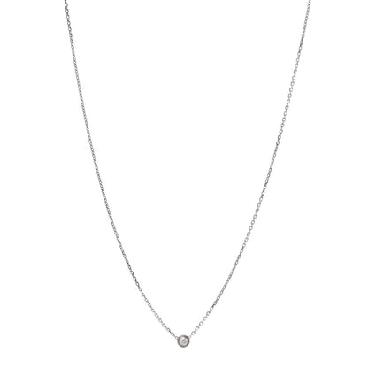 Cartier 18K White Gold Diamond XS D'Amour Pendant Necklace 1 of 5