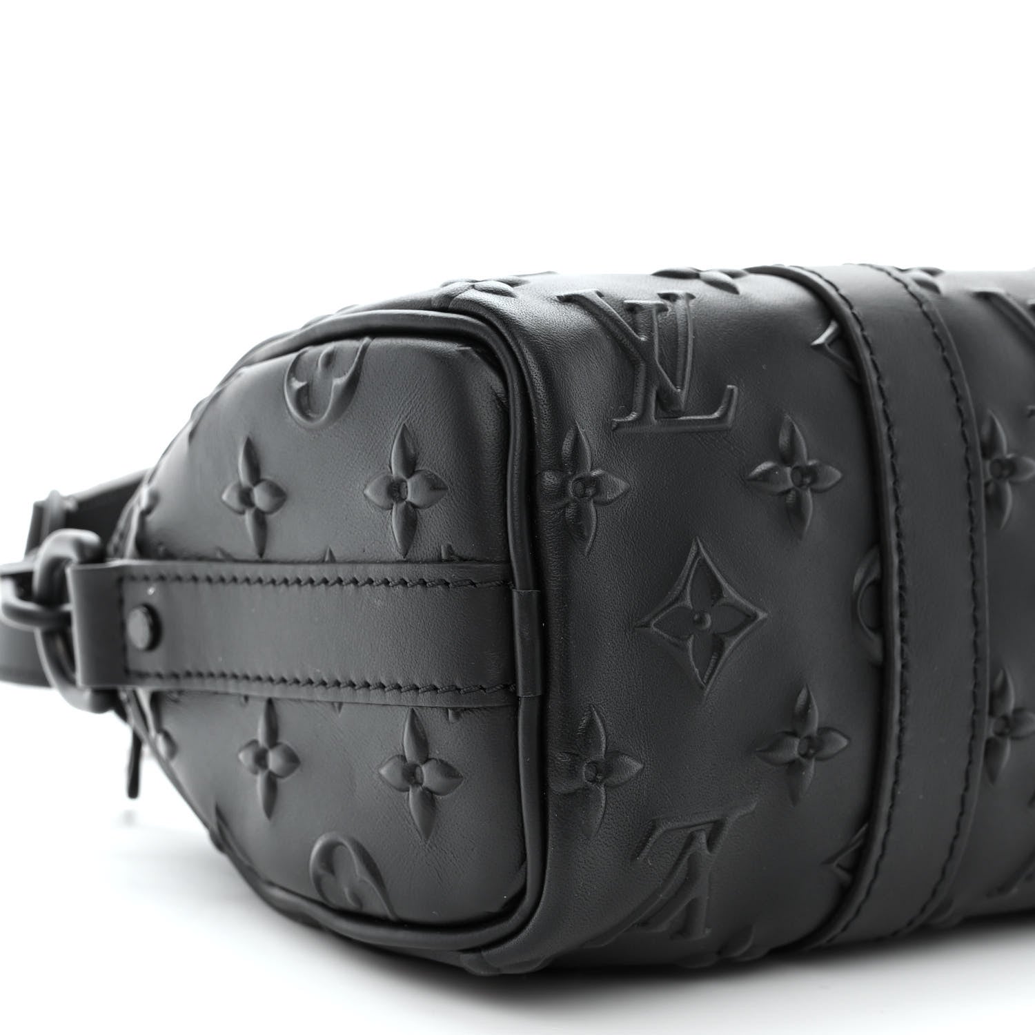 Louis Vuitton Monogram Seal Keepall XS Black 8 of 9