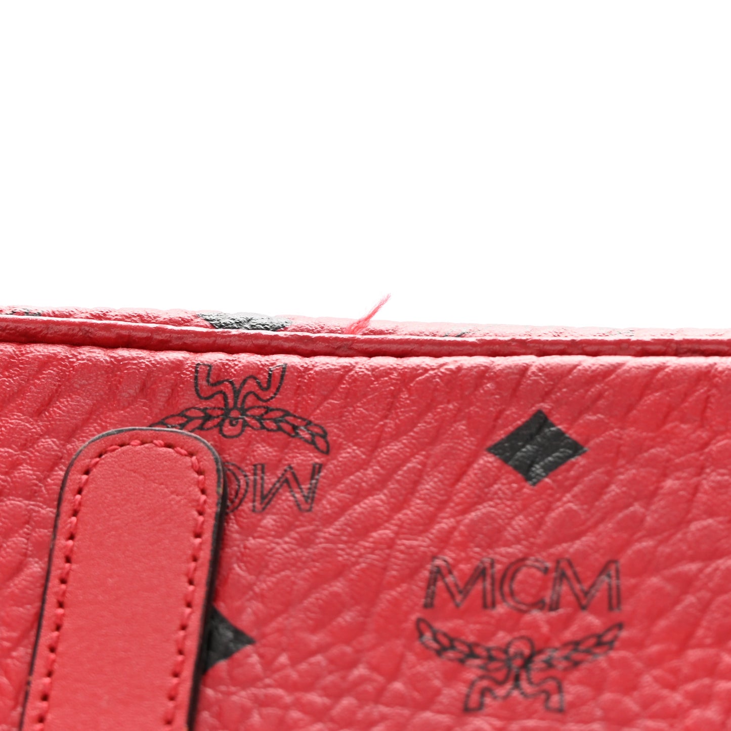Visetos Medium Anya Shopper Tote Ruby Red