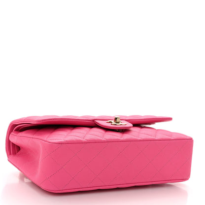 Chanel Caviar Quilted Medium Double Flap Pink 4 of 9