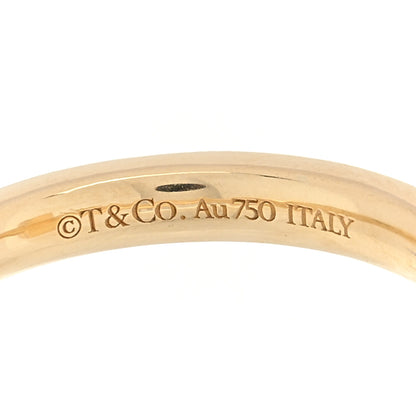 Tiffany 18K Yellow Gold Diamond 2.5mm T T1 Ring 48 4.5 4 of 4